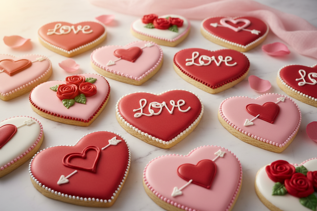 valentine cookies